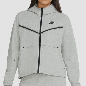 Nike Sportswear Tech Fleece Windrunner Women's Full-Zip Hoodie Grey Large